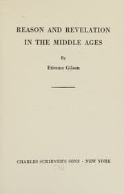 Tapa de Reason and Revelation In The Middle Ages (The Scribner Library)