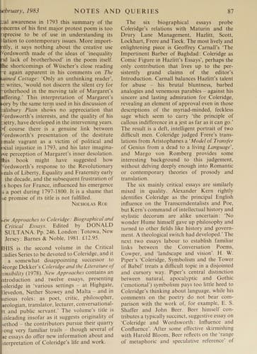 Tapa de Notes and queries
