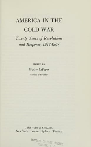 Tapa de America in the cold war