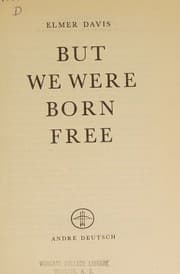 Tapa de But we were born free