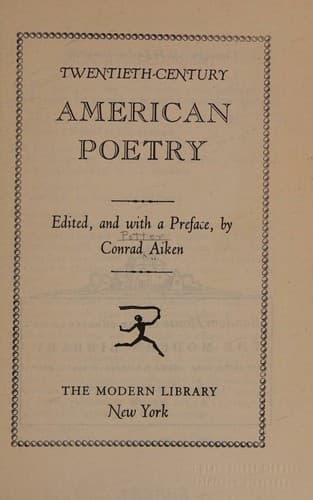 Tapa de american poetry