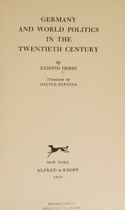 Tapa de Germany and world politics in the twentieth century