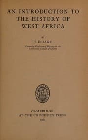 Tapa de An Introduction to the History of West Africa