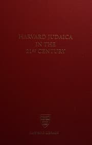 Tapa de Harvard Judaica in the 21st century