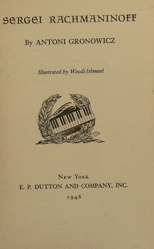 Tapa de Sergei Rachmaninoff