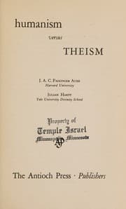 Tapa de Humanism versus theism