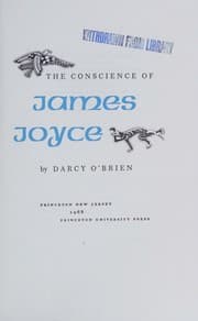 Tapa de The conscience of James Joyce