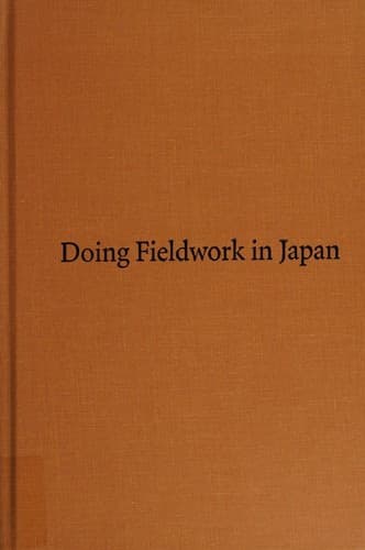 Tapa de Doing Fieldwork in Japan