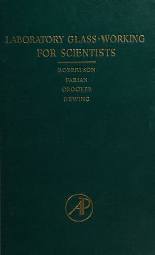 Tapa de Laboratory glass-working for scientists