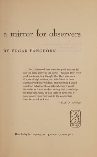 Tapa de Mirror for Observers