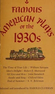 Tapa de By Harold Clurman - Famous American Plays of the 1930s (1980-04-30) [Paperback]