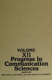 Tapa de By Richards, William D. Progress in Communication Sciences, Volume 12