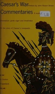 Tapa de Caesar's war commentaries (A Dutton Everyman Paperback)