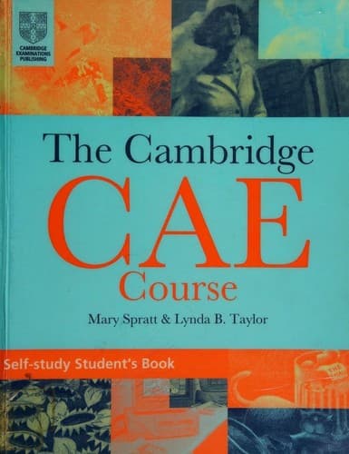 Tapa de Cambridge CAE course
