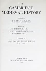 Tapa de The Cambridge Medieval History. Volume Iv Eastern Roman Empire