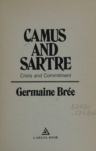 Tapa de Camus and Sartre