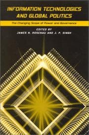 Tapa de Information Technologies and Global Politics
