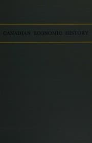 Tapa de Canadian economic history