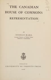 Tapa de The Canadian House of Commons