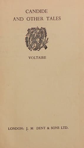 Tapa de Candide and Other Tales