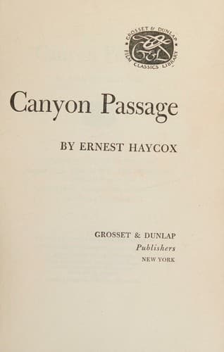 Tapa de Canyon passage