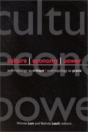 Tapa de Culture, Economy, Power