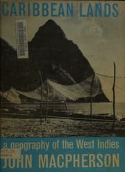 Tapa de CARIBBEAN LANDS A Geography of the West Indies