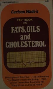 Tapa de Carlson Wade's Fact/book on fats, oils, and cholesterol