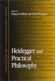 Tapa de Heidegger and Practical Philosophy (Suny Series in Contemporary Continental Philosophy)