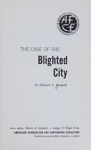 Tapa de The case of the blighted city