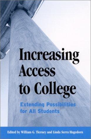 Tapa de Increasing access to college