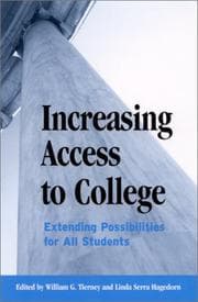 Tapa de Increasing access to college