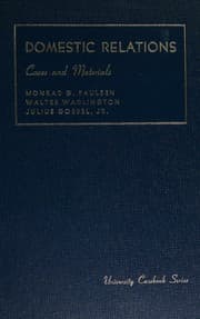 Tapa de Cases and other materials on domestic relations