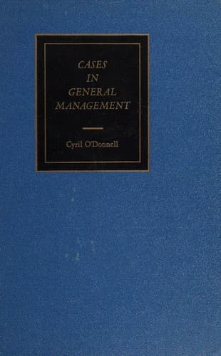 Tapa de Cases in general management.