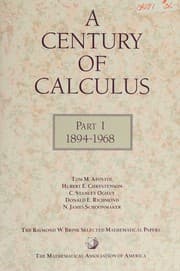 Tapa de Century of Calculus, 1969-1991