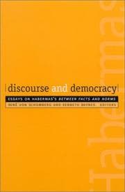 Tapa de Discourse and democracy
