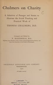 Tapa de Chalmers on charity