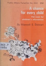 Tapa de A chance for every child;