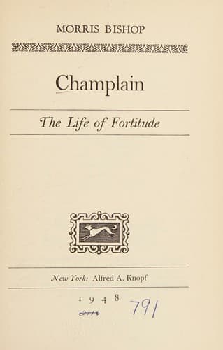 Tapa de Champlain