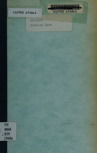 Tapa de Charles Lamb
