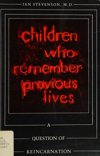 Tapa de Children who remember previous lives