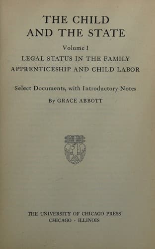Tapa de The Child and the State