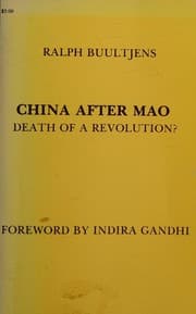 Tapa de China after Mao