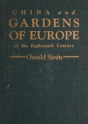 Tapa de China and gardens of Europe of the eighteenth century