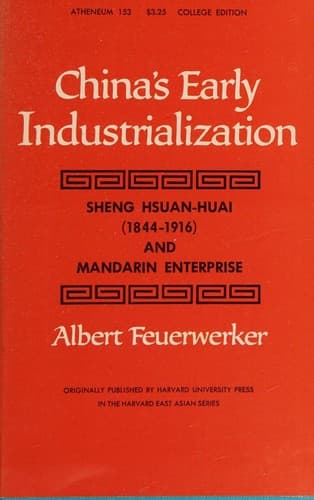 Tapa de China's early industrialization