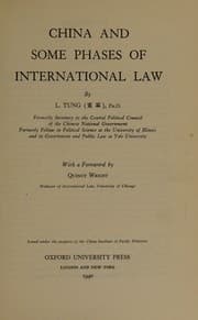 Tapa de China and some phases of international law