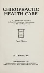 Tapa de Chiropractice Health Care, Second Edition
