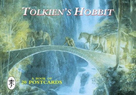 Tapa de Tolkien's Hobbit Postcard Book