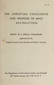 Tapa de The Christian Conscience and Weapons of Mass Destruction