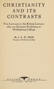 Tapa de Christianity and its contrasts